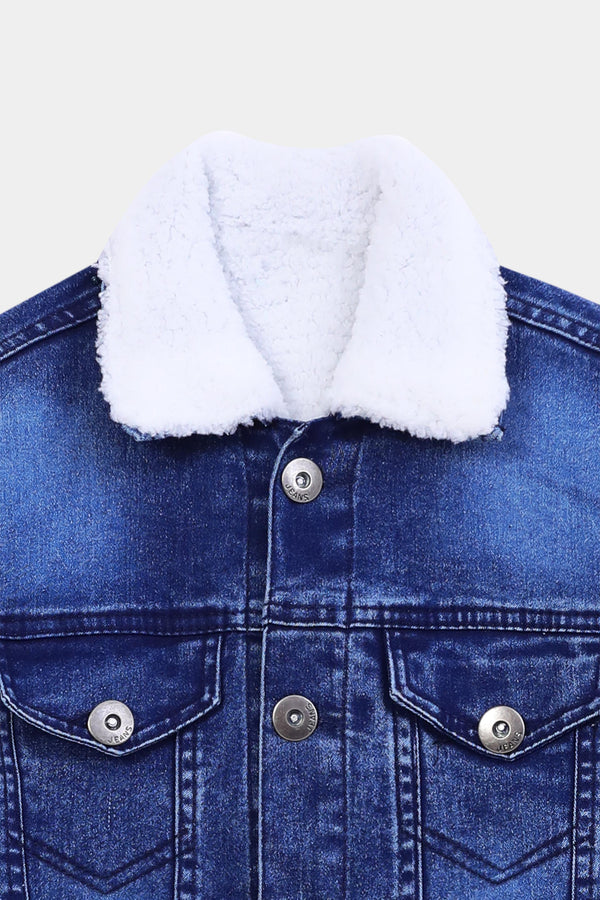 DENIM | FUR-LINED | LONG-SLEEVE | MEN'S JACKET